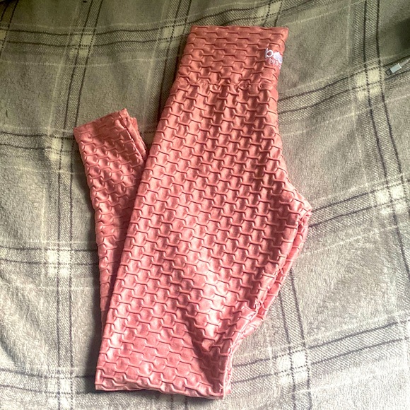 Booty By Brabants Chrome Leggings Rose Gold - Picture 1 of 1